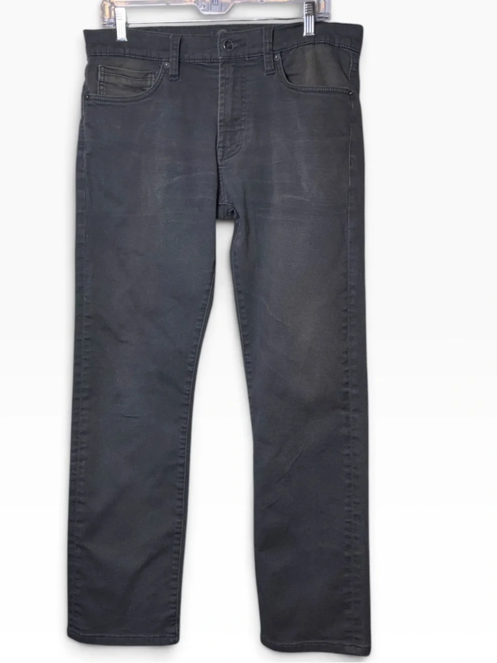 Joseph Abboud Pipe Slim Straight Leg Jeans in dark gray Size 33 x 30